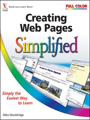 cover image of Creating Web Pages Simplified